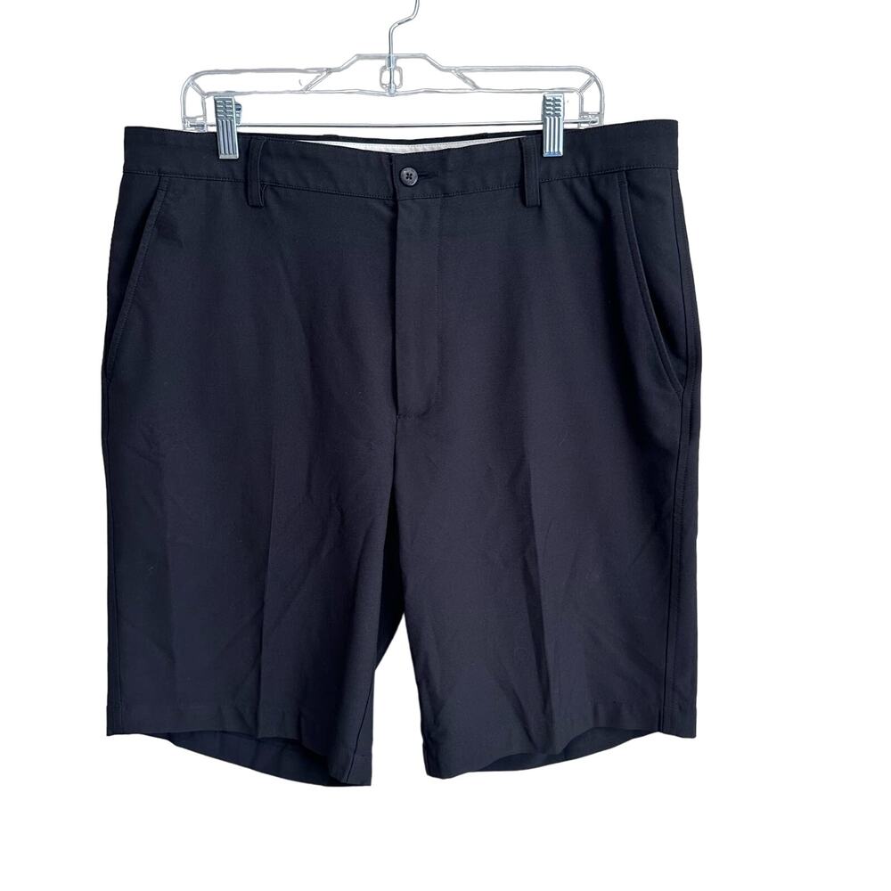 FootJoy Men's Flat Front 9 inch Golf Short Black 36